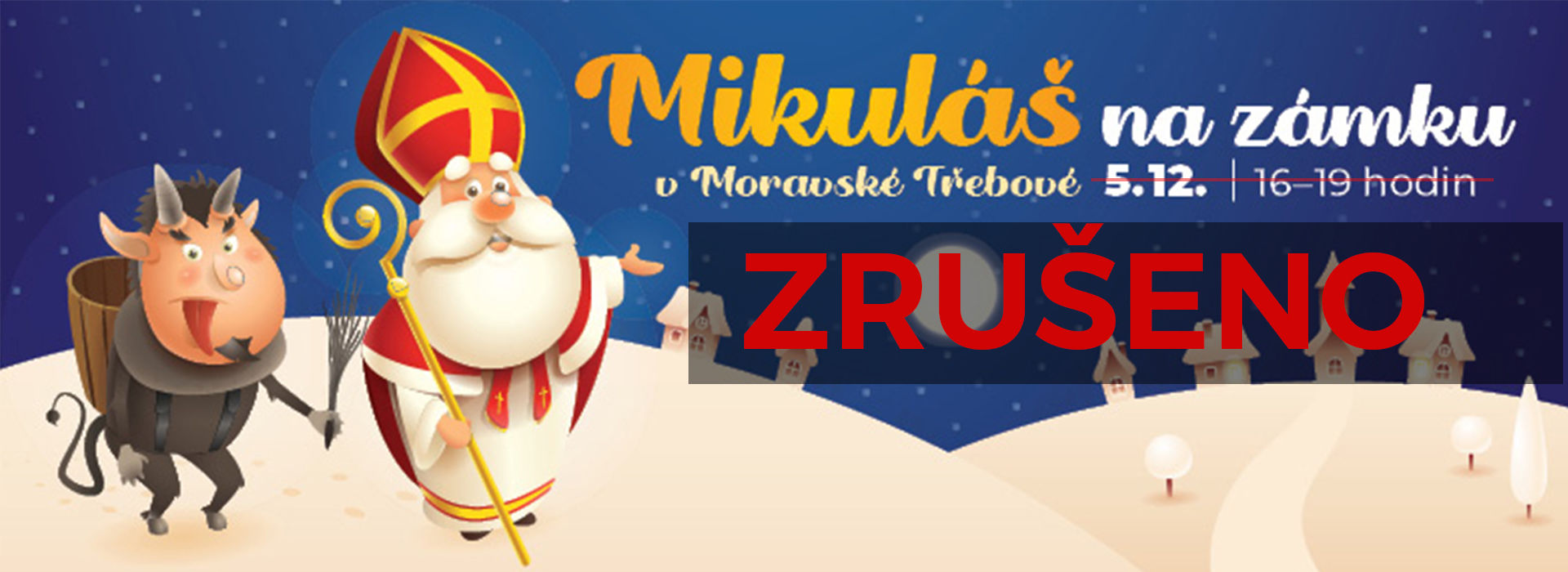 Mikuláš na zámku-ZRUŠENO