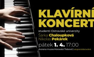 KLAVÍRNÍ KONCERT Šárky Chaloupkové a Nikolase Pekárka
