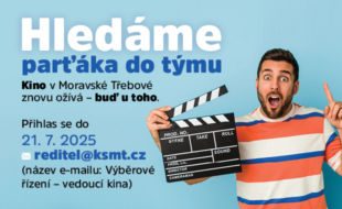 Výběrové řízení na pozici- Vedoucí kina